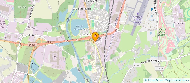 localisation de l'entreprise SCI SAINT MARTIN  ARNAGE