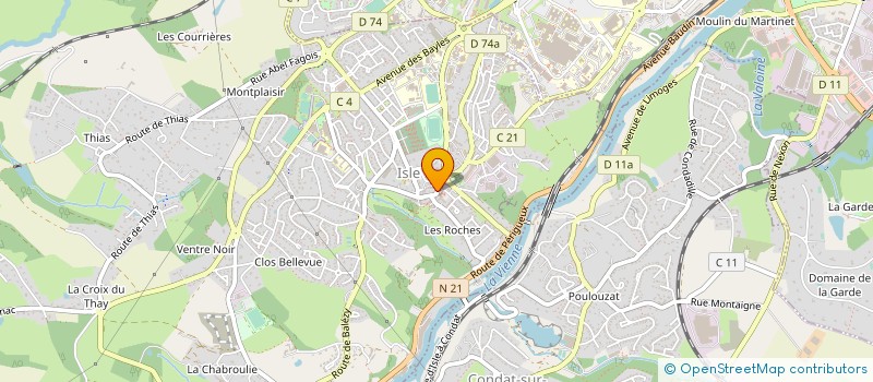 localisation de l'entreprise SCI SAINT MARTIN  SAINT-GEORGES-DE-DIDONNE