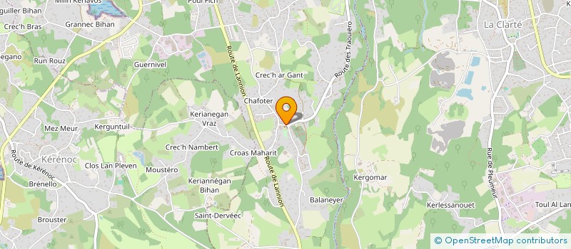 localisation de l'entreprise SCI SAINT MARTIN  TREGASTEL