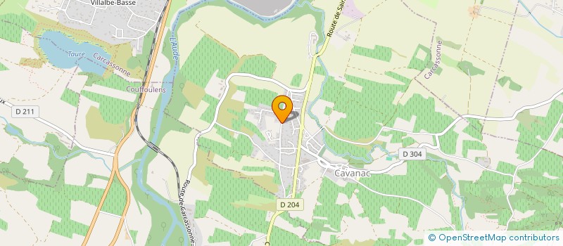 localisation de l'entreprise SCI SAINT MARTIN  CAVANAC