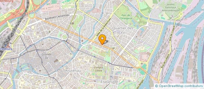 localisation de l'entreprise SCI SAINT MARTIN à STRASBOURG