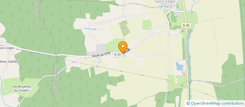 localisation de l'entreprise SCI SAINT MARTIN  SAINT-MARTIN-DES-CHAMPS