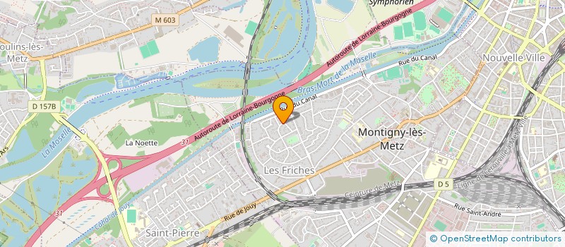 localisation de l'entreprise SCI SAINT MARTIN à MONTIGNY-LES-METZ