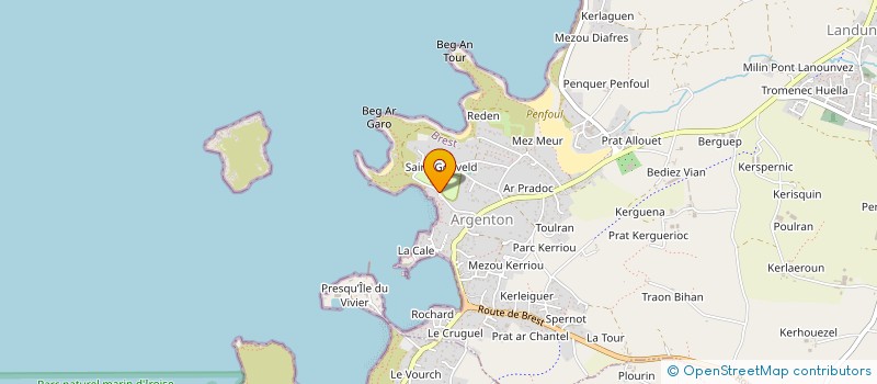 localisation de l'entreprise SCI SAINT MARTIN  LANDUNVEZ