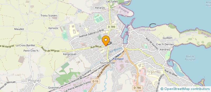 localisation de l'entreprise SCI SAINT MARTIN à PAIMPOL