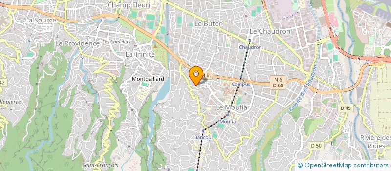 localisation de l'entreprise SCI SAINT MARTIN à SAINT-DENIS