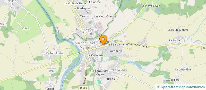 localisation de l'entreprise SCI SAINT MARTIN à TOURNON-SAINT-MARTIN