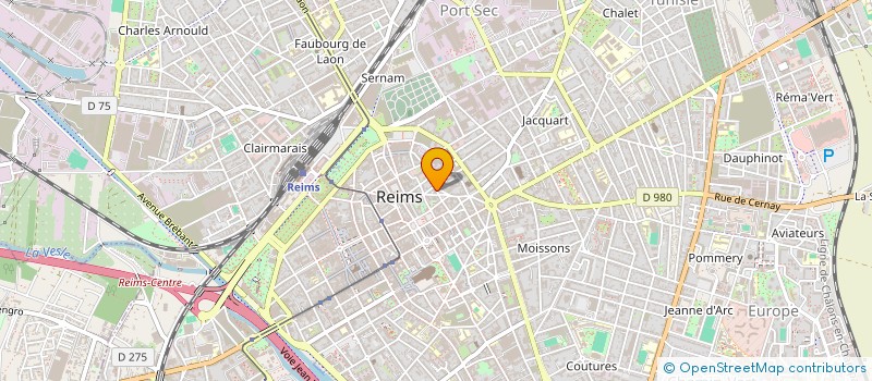 localisation de l'entreprise SCI SAINT-MARTIN  REIMS