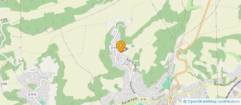 localisation de l'entreprise SCI SAINT-MARTIN  CUFFIES