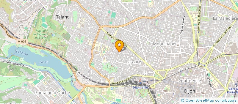 localisation de l'entreprise SCI SAINT MARTIN à DIJON