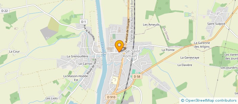 localisation de l'entreprise SCI SAINT-MARTIN à DANGE-SAINT-ROMAIN