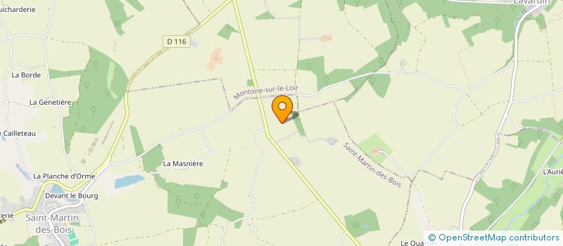 localisation de l'entreprise SCI SAINT-MARTIN  SAINT-MARTIN-DES-BOIS