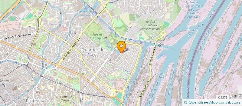 localisation de l'entreprise SCI SAINT MARTIN  STRASBOURG