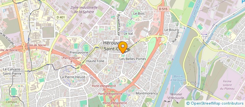 localisation de l'entreprise SCI SAINT MARTIN à HEROUVILLE-SAINT-CLAIR