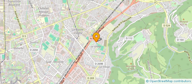 localisation de l'entreprise SCI SAINT MARTIN  SAINT-MARTIN-D'HERES