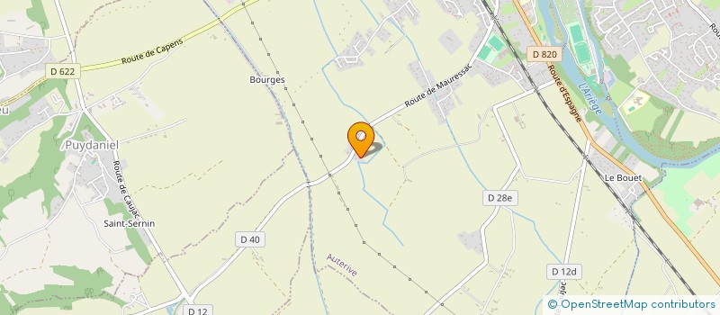 localisation de l'entreprise SCI SAINT-MARTIN  AUTERIVE