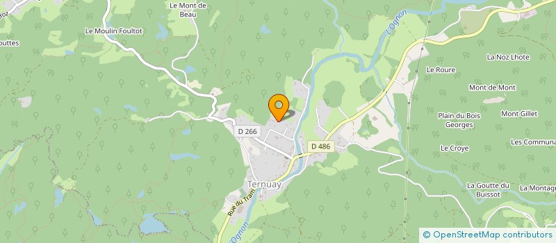 localisation de l'entreprise SCI SAINT MARTIN  TERNUAY-MELAY-ET-SAINT-HILAIRE