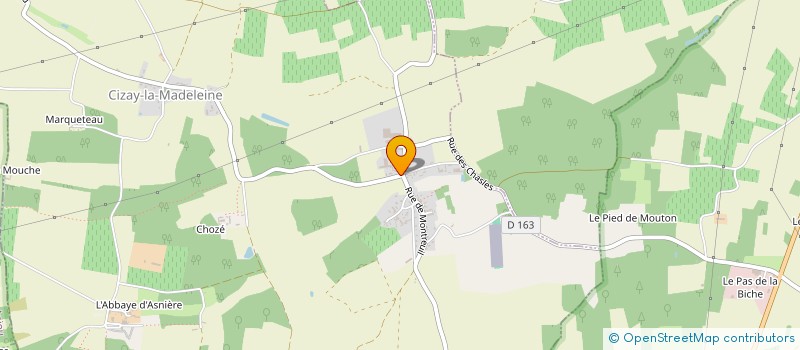 localisation de l'entreprise SCI SAINT-MARTIN  SAUMUR