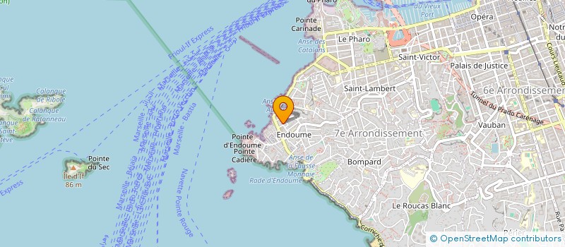 localisation de l'entreprise SCI SAINT MARTIN à MARSEILLE
