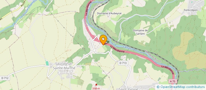 localisation de l'entreprise SCI SAINT MARTIN  SAUVAGNAT-SAINTE-MARTHE