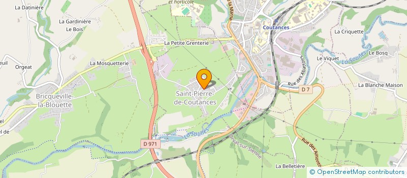 localisation de l'entreprise SCI SAINT MARTIN  SAINT-PIERRE-DE-COUTANCES