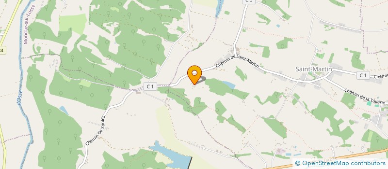 localisation de l'entreprise SCI SAINT-MARTIN DE HORGUES  SAINT-MARTIN