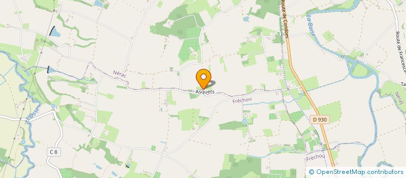 localisation de l'entreprise SCI SAINT MARTIN DE PIERRON  NERAC