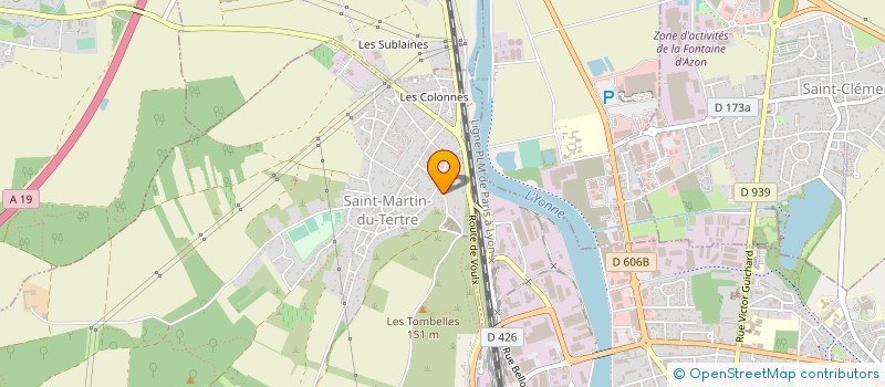 localisation de l'entreprise SCI SAINT MARTIN DU TERTRE  SAINT-MARTIN-DU-TERTRE