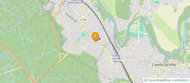 localisation de l'entreprise SCI SAINT MARTIN PROM EXPO  QUINCY-SOUS-SENART