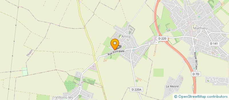 localisation de l'entreprise SCI SAINT-MARTIN VAUQUELIN  ANISY