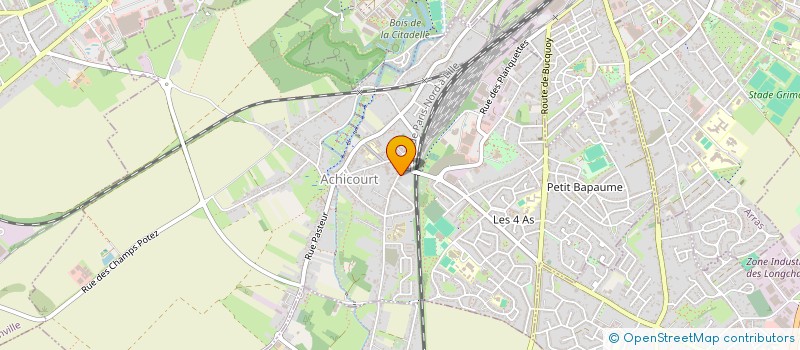 localisation de l'entreprise SCI SAINT MATHIEU  ACHICOURT