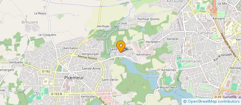 localisation de l'entreprise SCI SAINT MATHURIN à PLOEMEUR