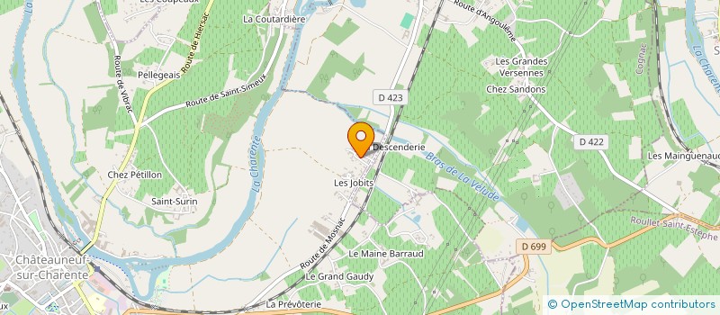localisation de l'entreprise SCI SAINT MATTHIEU à CHATEAUNEUF-SUR-CHARENTE
