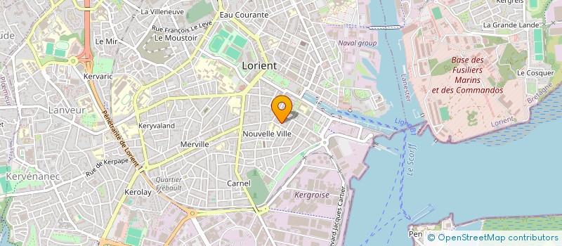 localisation de l'entreprise SCI SAINT MAUDE  LORIENT
