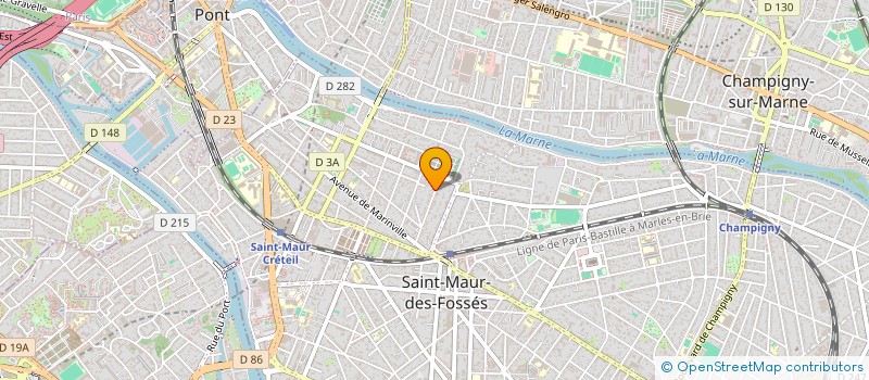 localisation de l'entreprise SCI SAINT MAUR 2  PARIS