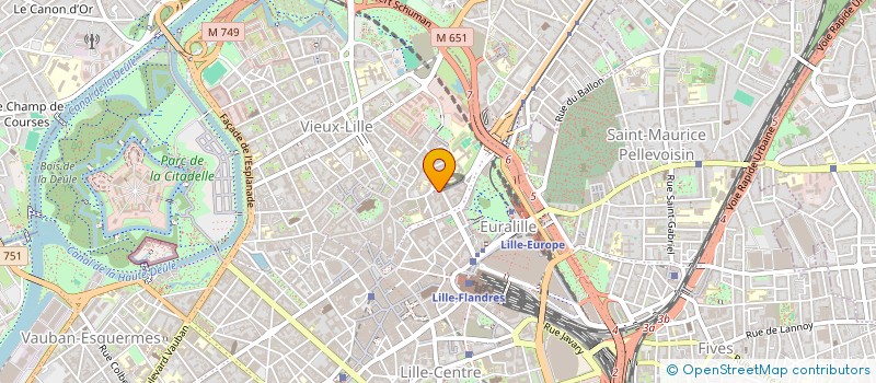localisation de l'entreprise SCI SAINT MAUR à LILLE
