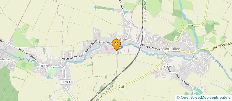 localisation de l'entreprise SCI SAINT MAUR  CLENAY