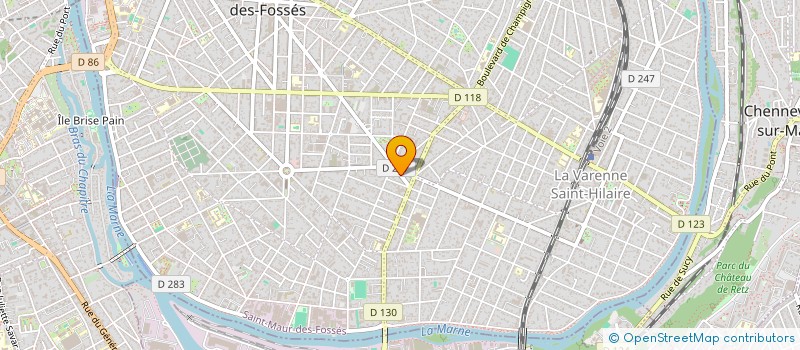 localisation de l'entreprise SCI SAINT MAUR à SAINT-MAUR-DES-FOSSES