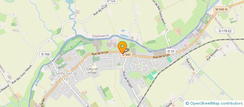 localisation de l'entreprise SCI SAINT MAUR  SAILLY-SUR-LA-LYS