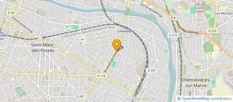 localisation de l'entreprise SCI SAINT MAUR à SAINT-MAUR-DES-FOSSES