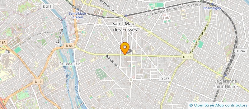 localisation de l'entreprise SCI SAINT MAUR INVEST à SAINT-MAUR-DES-FOSSES