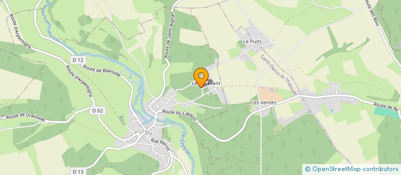 localisation de l'entreprise SCI SAINT-MAUR MALURAMA  RY