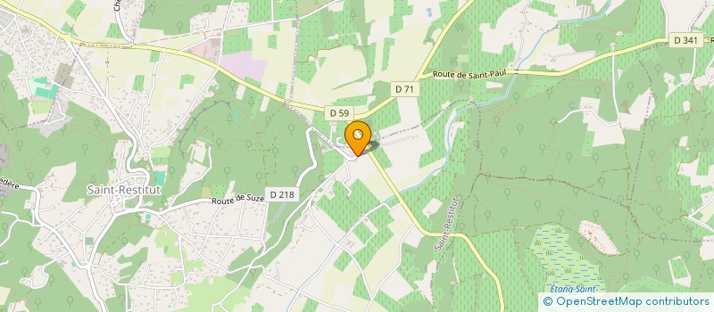 localisation de l'entreprise SCI SAINT MAURICE  SAINT-RESTITUT