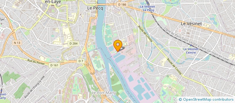 localisation de l'entreprise SCI SAINT MAURICE  LE PECQ