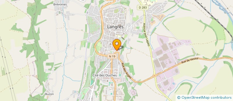 localisation de l'entreprise SCI SAINT MAURICE à LANGRES