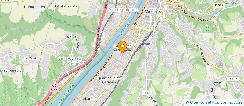 localisation de l'entreprise SCI SAINT MAURICE  VIENNE