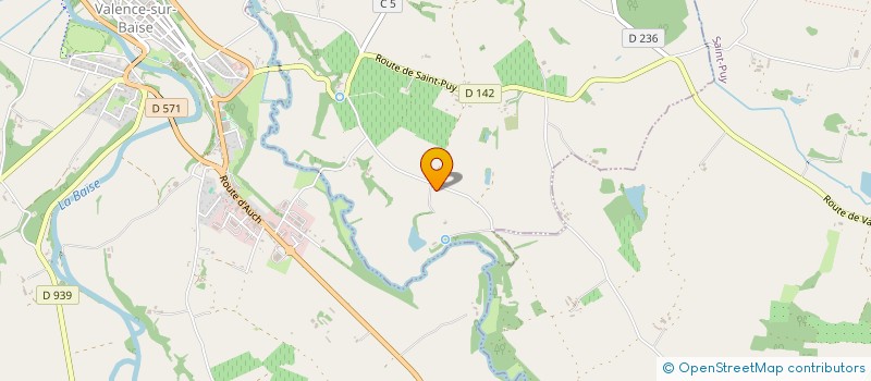 localisation de l'entreprise SCI SAINT MAURICE  MAIGNAUT-TAUZIA