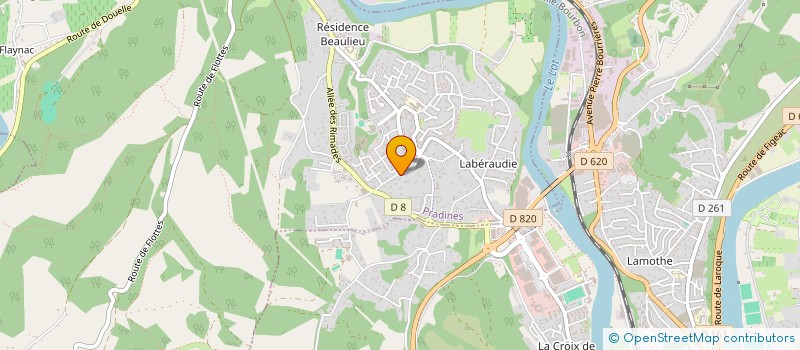 localisation de l'entreprise SCI SAINT MAURICE  PRADINES