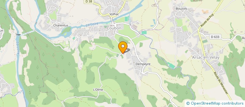 localisation de l'entreprise SCI SAINT MAURICE  COUBON