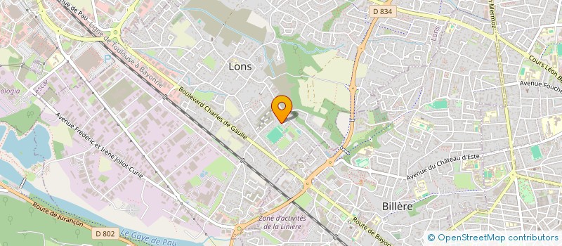 localisation de l'entreprise SCI SAINT-MAURICE à LONS